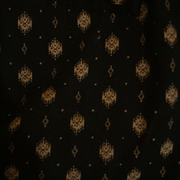 GAP Black & Gold Printed Skinny Jeans | Slim Fit Stretch Ankle Pants Size 2 - Picture 5 of 12